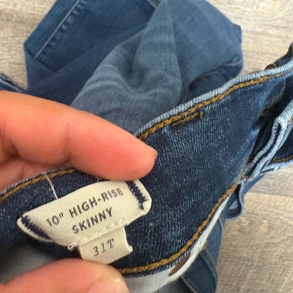 Madewell high rise skinny Classic Blue Women's Jeans - Picture 9 of 10